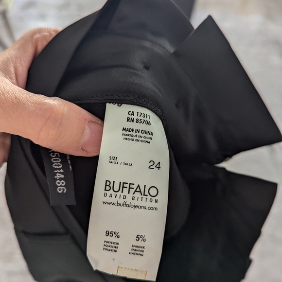 Buffalo David Bitton Black Trousers - Picture 3 of 13